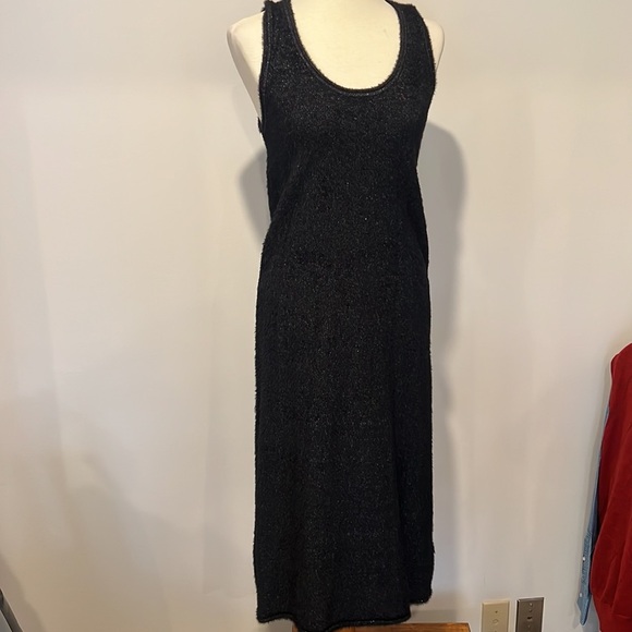 Zara knit dress shimmery black very unique - Picture 8 of 13